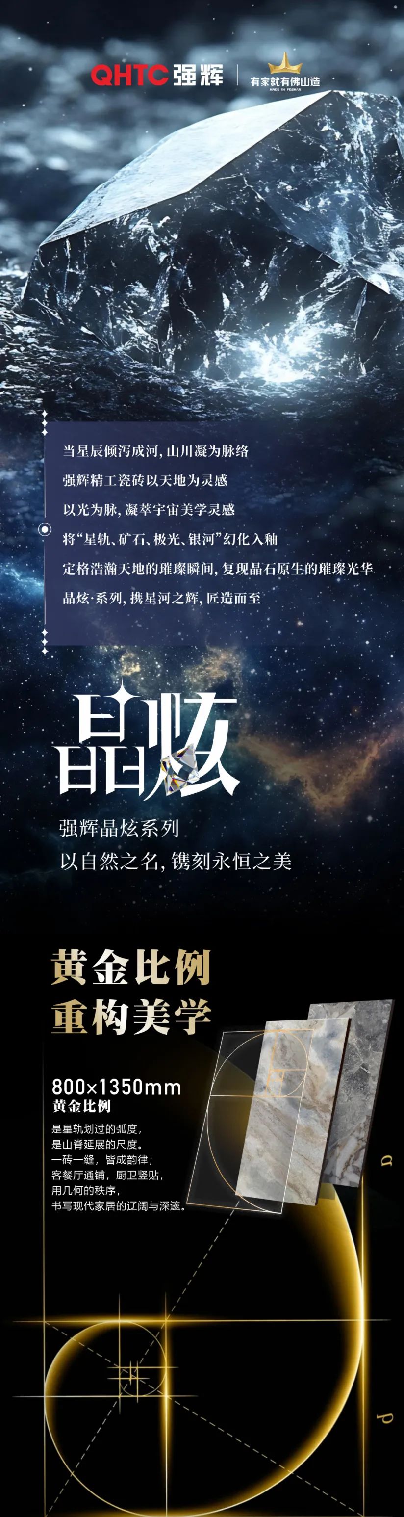 黃金比例，重構(gòu)美學(xué) | 強(qiáng)輝全新800×1350mm規(guī)格新品即將重磅上市！